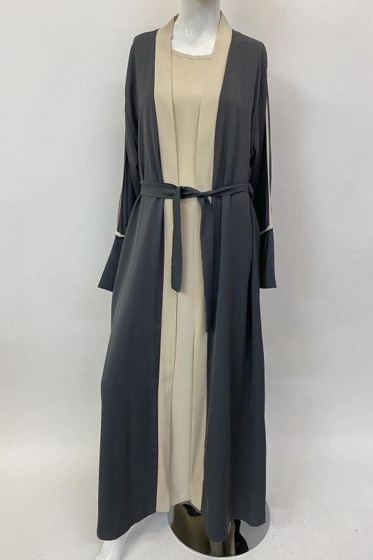 Abaya Femme Camel ANGELOOK MC-R20114 Efashion Paris