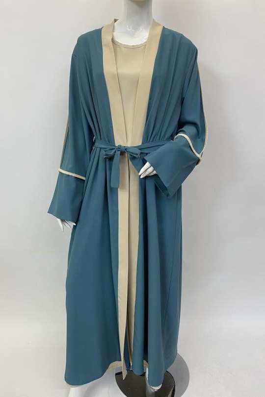 Abaya Femme Camel ANGELOOK MC-R20114 Efashion Paris