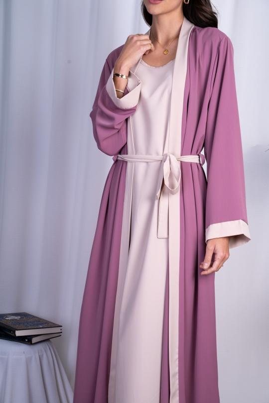 Abaya Femme Rose ANGELOOK MC-R20115 Efashion Paris