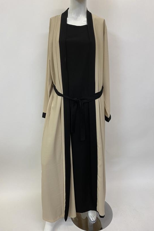 Abaya Femme Rose ANGELOOK MC-R20115 Efashion Paris