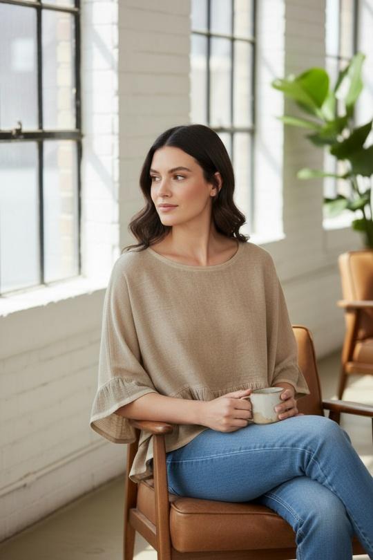 Tops Femme Bleu royal ANGELOOK LEL-T5708 Efashion Paris