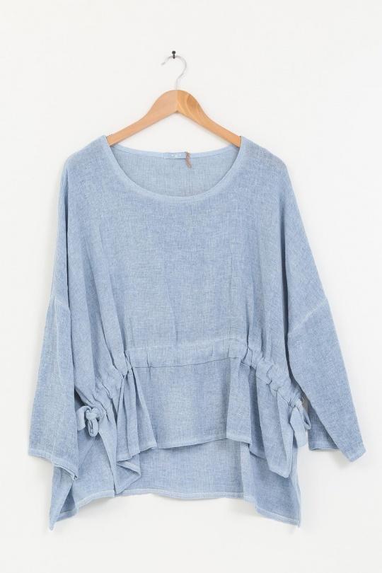 Tops Femme Bleu royal ANGELOOK LEL-T10612 Efashion Paris