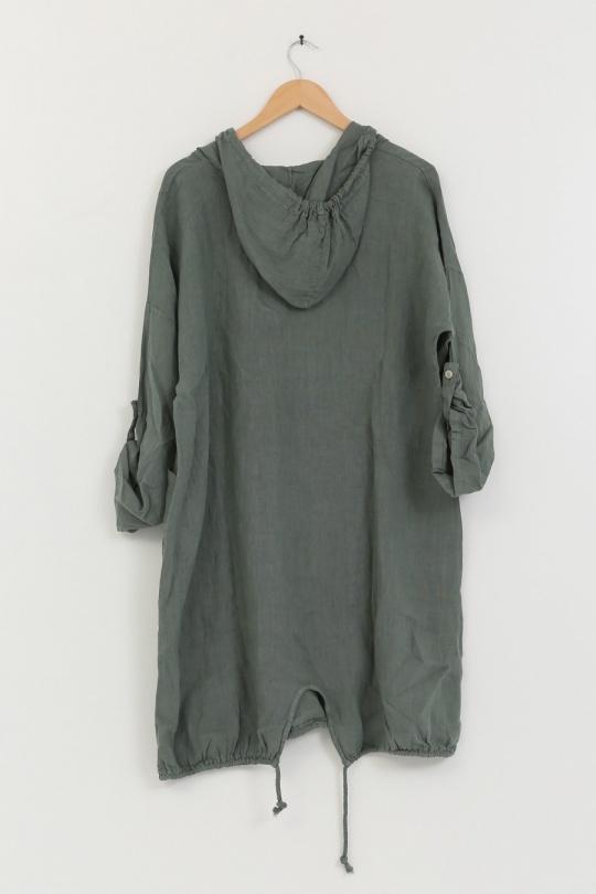 Robes mi-longues Femme Kaki ANGELOOK LEL-R5459L Efashion Paris