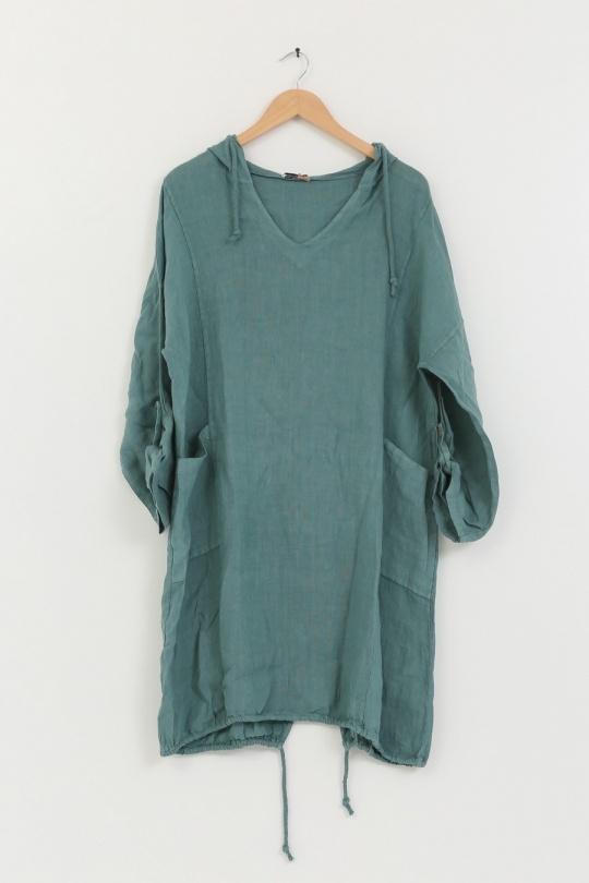 Robes mi-longues Femme Kaki ANGELOOK LEL-R5459L Efashion Paris