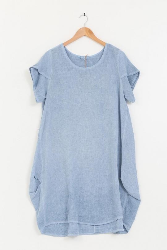 Robes mi-longues Femme Beige ANGELOOK LEL-R10337 Efashion Paris