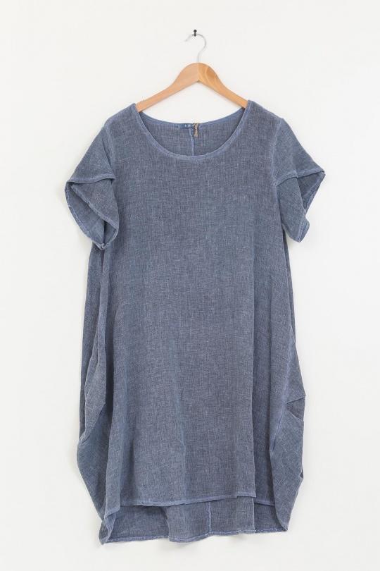 Robes mi-longues Femme Beige ANGELOOK LEL-R10337 Efashion Paris