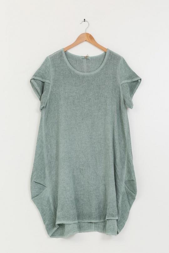 Robes mi-longues Femme Beige ANGELOOK LEL-R10337 Efashion Paris