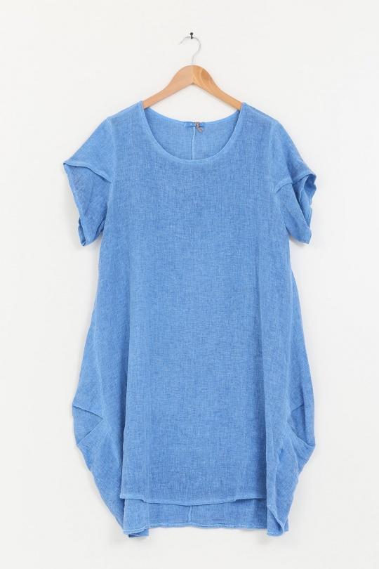 Robes mi-longues Femme Beige ANGELOOK LEL-R10337 Efashion Paris