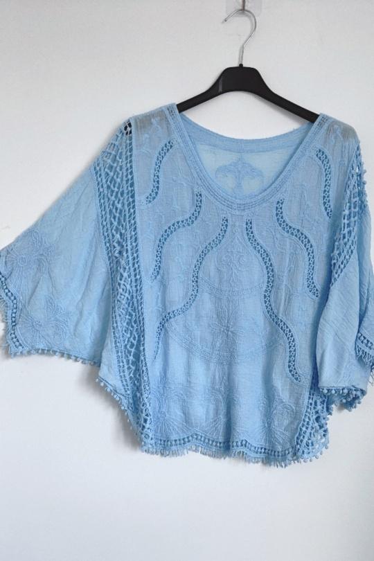 Tops Femme Bleu ciel ANGELOOK LMM-T946 Efashion Paris