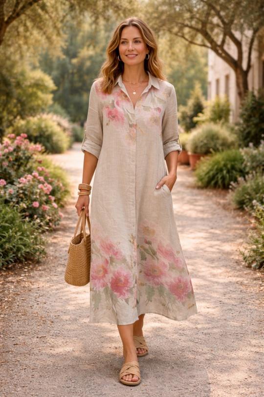 Abiti maxi Donna Sky blue ANGELOOK MSA-R25086 Efashion Paris