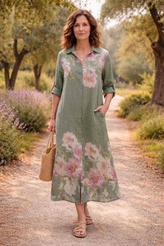 Abiti maxi Donna Sky blue ANGELOOK MSA-R25086 Efashion Paris