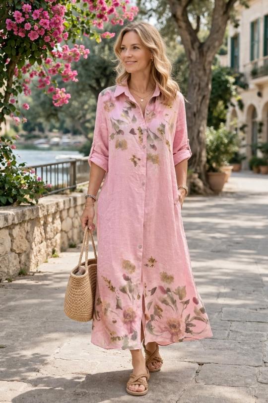 Abiti maxi Donna Sky blue ANGELOOK MSA-R25086 Efashion Paris