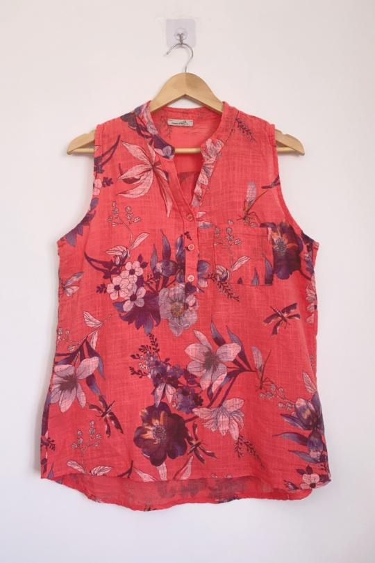 Top Donna Red ANGELOOK LMM-T80565 Efashion Paris