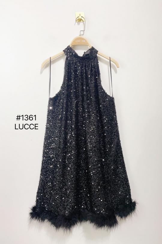 Vestidos de fiesta Mujer Black Luc-ce 1361 Efashion Paris