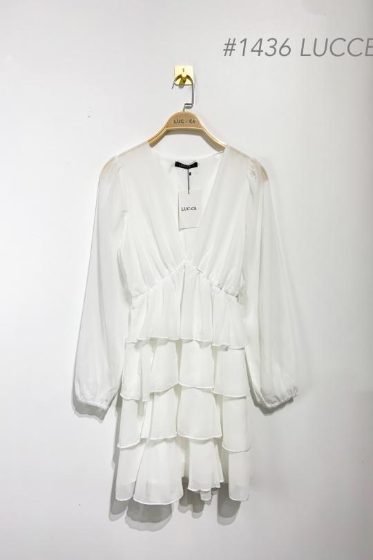 Short dresses Women White Luc-ce 1436 Efashion Paris