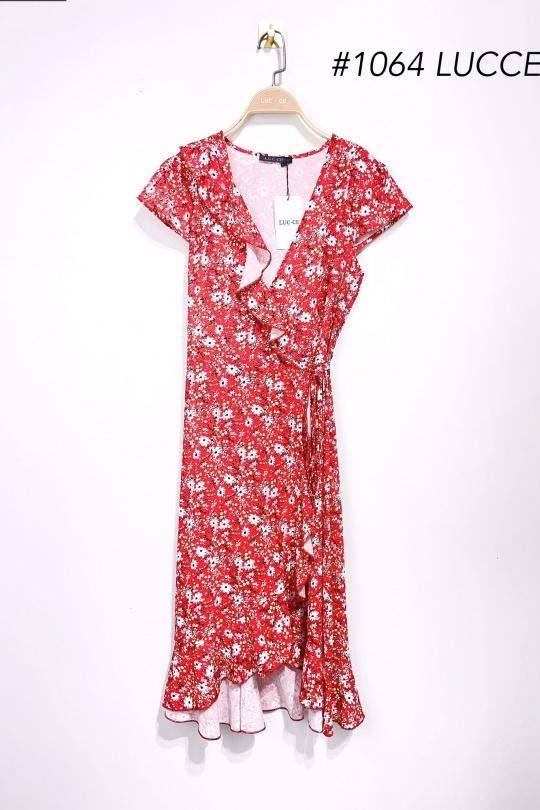 Robes courtes Femme Rouge Luc-ce 1064 Efashion Paris