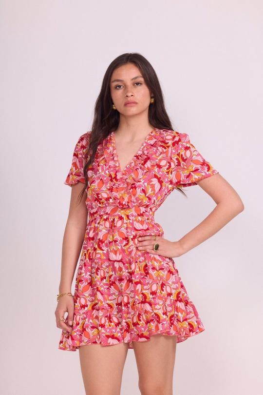 Abiti corti Donna Pink Luc-ce 1145 Efashion Paris