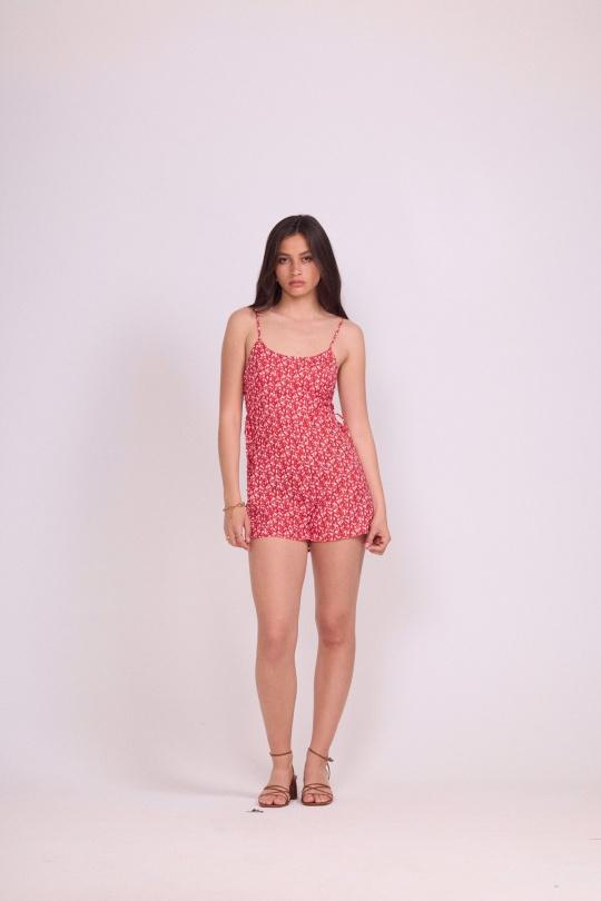 Combinaisons Femme Rouge Luc-ce 1260 Efashion Paris