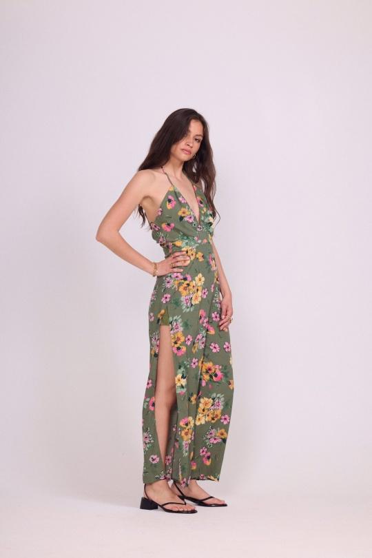 Combinaisons Femme Vert Luc-ce 4977 Efashion Paris