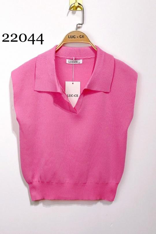 Top Donna Pink Luc-ce 22044 Efashion Paris