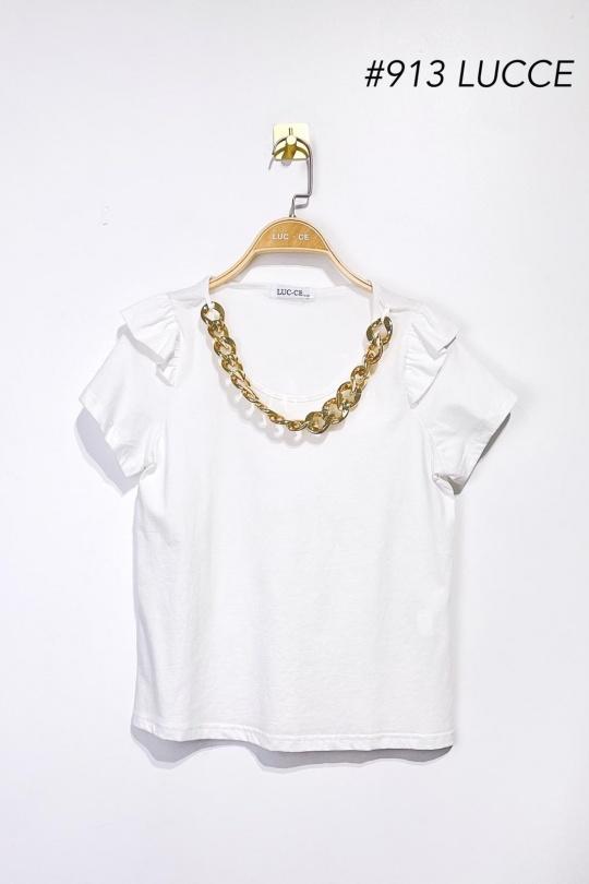 T-shirts Donna White Luc-ce 913 Efashion Paris