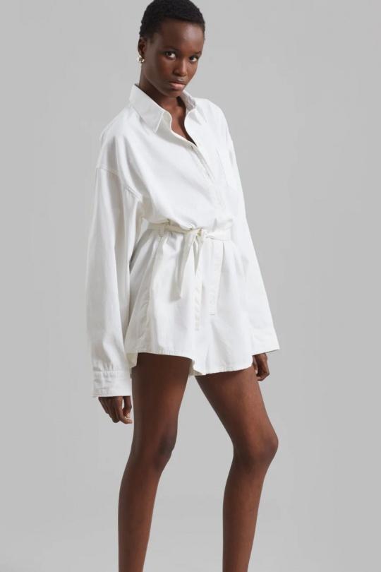 Combinaisons Femme Blanc Luc-ce COM1749 Efashion Paris