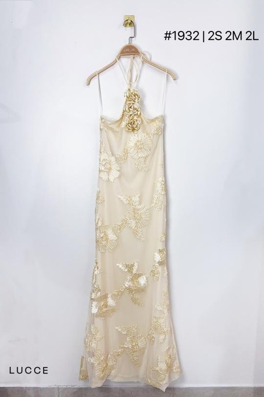 Abiti maxi Donna Cream Luc-ce RO1932 Efashion Paris