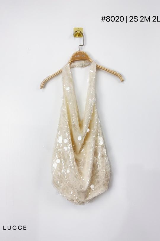 Tops Femme Blanc Luc-ce TP8020 Efashion Paris