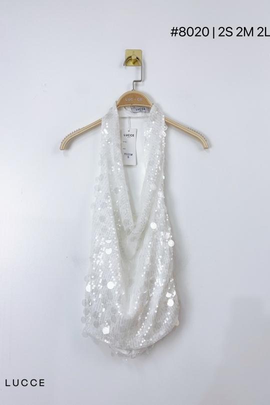 Tops Femme Blanc Luc-ce TP8020 Efashion Paris