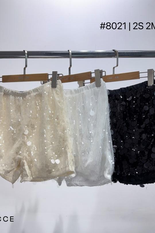 Shorts Femme Blanc Luc-ce SH8021 Efashion Paris