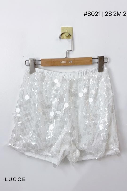 Shorts Femme Blanc Luc-ce SH8021 Efashion Paris