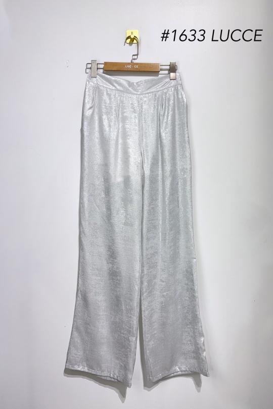 Pantalons Femme Argent Luc-ce PA1633 Efashion Paris