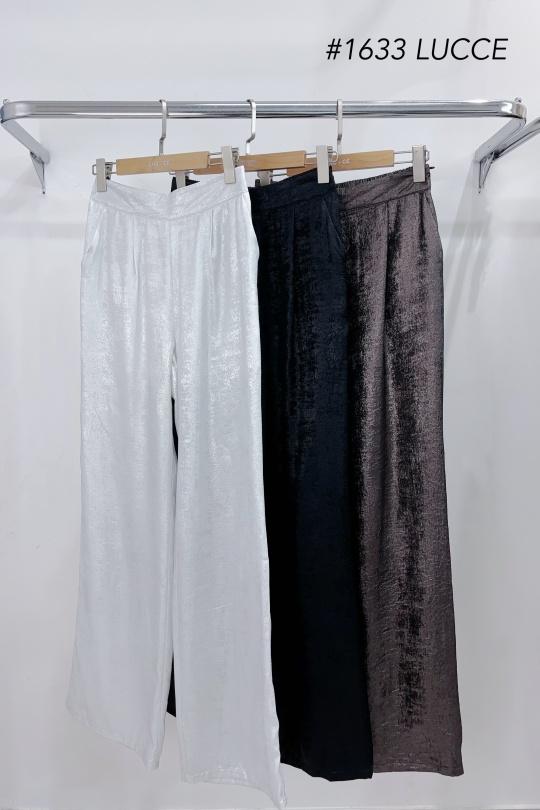 Pantalons Femme Argent Luc-ce PA1633 Efashion Paris