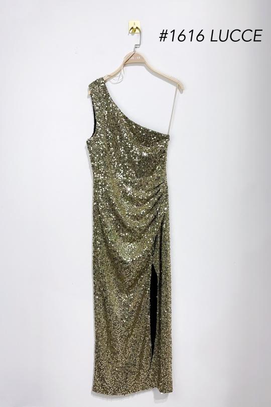 Maxi dresses Women Gold Luc-ce RO1616 Efashion Paris