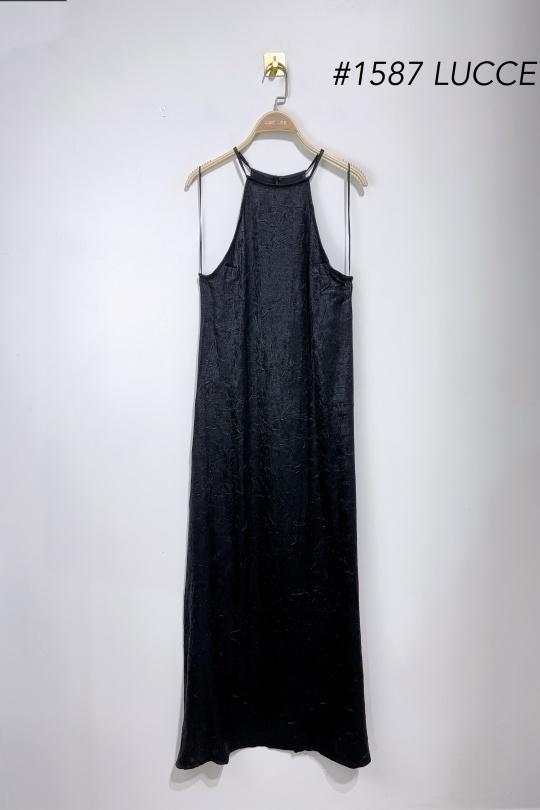 Robes longues Femme Argent Luc-ce RO1587 Efashion Paris