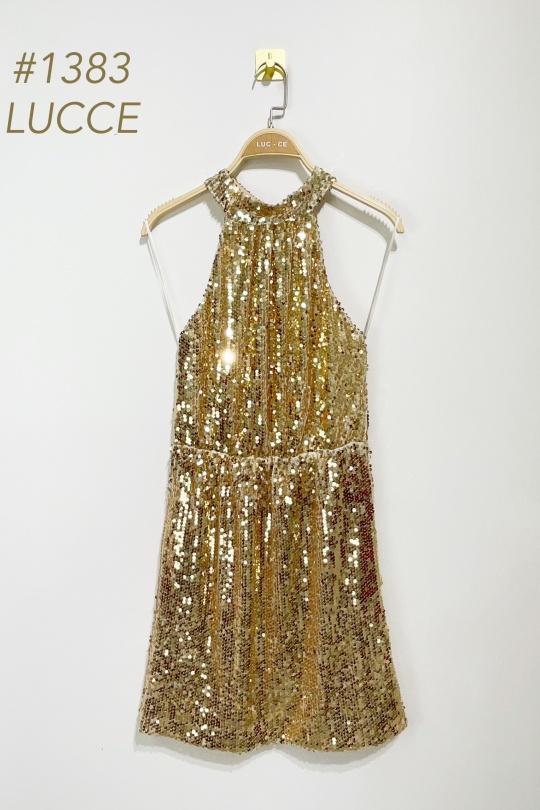 Robes courtes Femme Argent Luc-ce RO1383 Efashion Paris