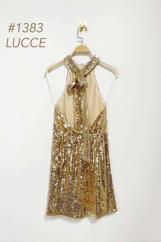 Robes courtes Femme Argent Luc-ce RO1383 Efashion Paris