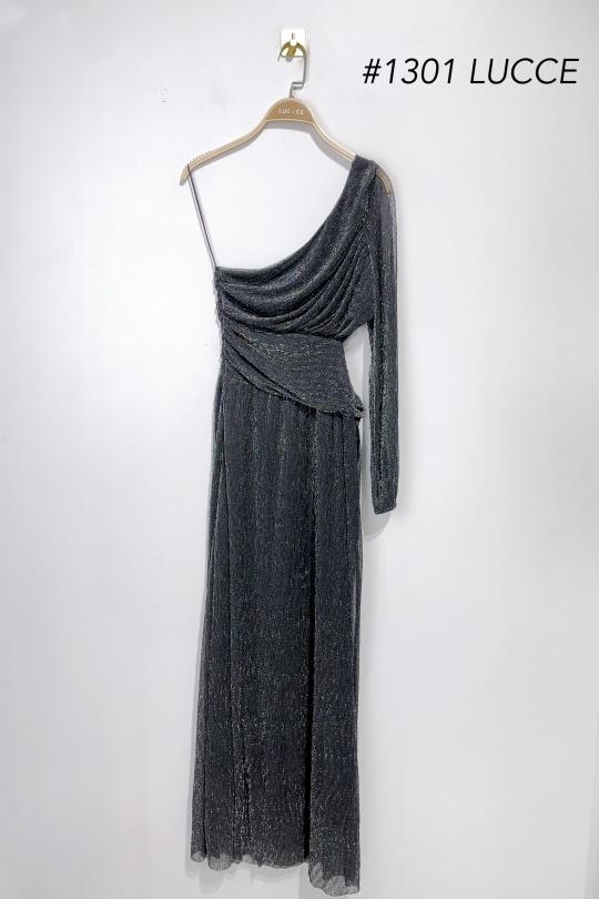 Robes longues Femme Taupe Luc-ce RO1301 Efashion Paris