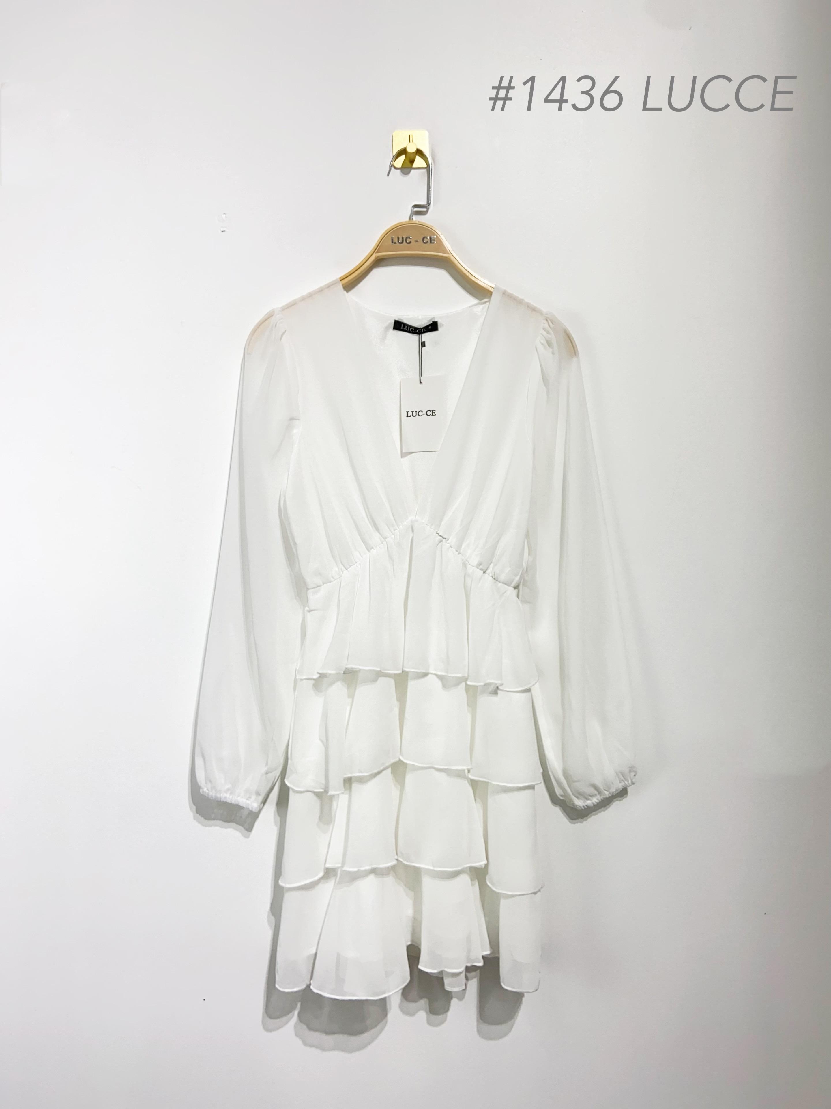 Robes courtes Femme Blanc Luc-ce 1436 #c Efashion Paris