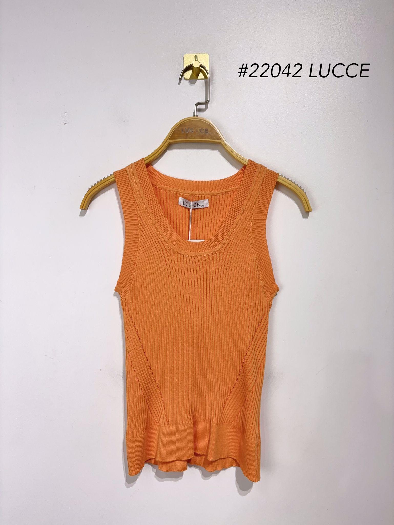 Débardeurs Femme Orange Luc-ce 22042 #c Efashion Paris