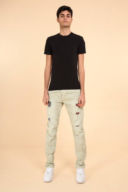 Pantalons Homme Vert ROY LYS RK929 Efashion Paris