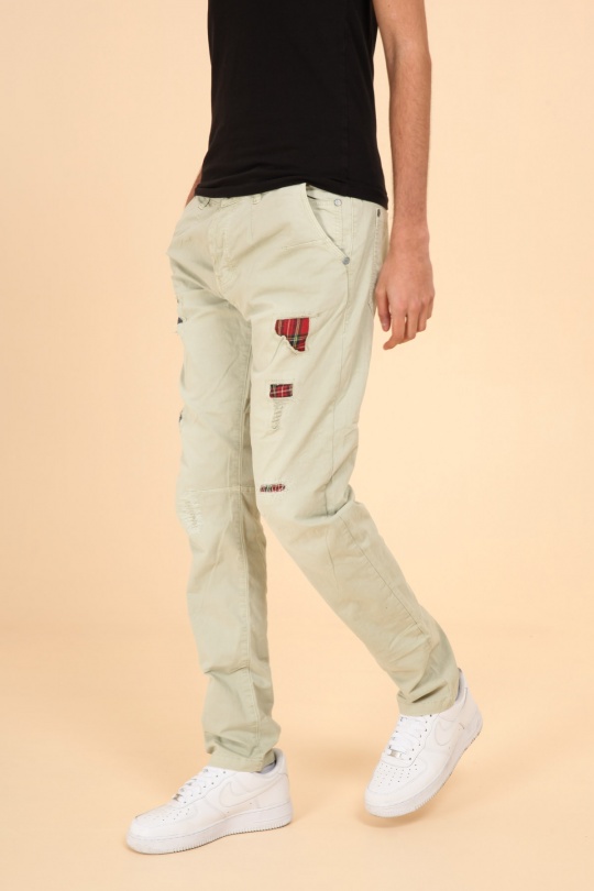 Pantalons Homme Vert ROY LYS RK929 Efashion Paris