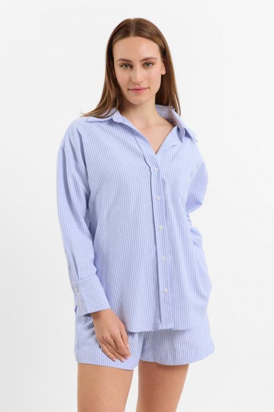 Chemises Femme Bleu SWEEWE 75155 Efashion Paris