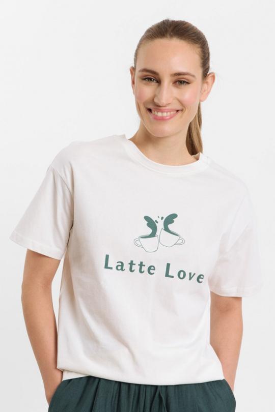 T-shirts Donna Cream SWEEWE 75070 Efashion Paris