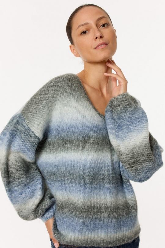 Maglioni Donna Blue SWEEWE 73013 Efashion Paris