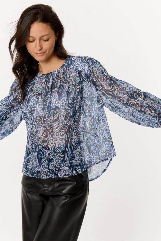 Camicette Donna Blue SWEEWE 73320 Efashion Paris