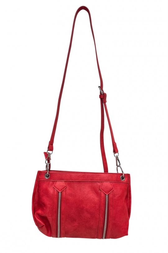 Sacs à bandoulière Maroquinerie Rouge MALONE 9180 Efashion Paris
