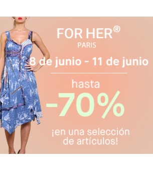 For Her : hasta -70% en una selección de artículos
